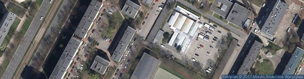 Zdjęcie satelitarne Artykuły Metalowe Elektryczne Bazar na Majewskiego 5 pawilon 3