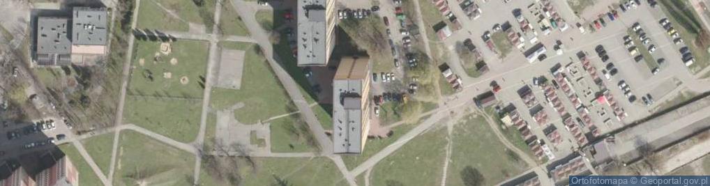 Zdjęcie satelitarne Hurtownia Fryzjerska "MALLIA"