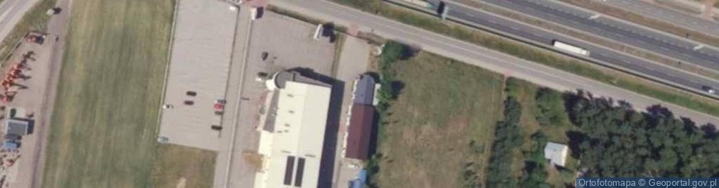 Zdjęcie satelitarne MS Regały
