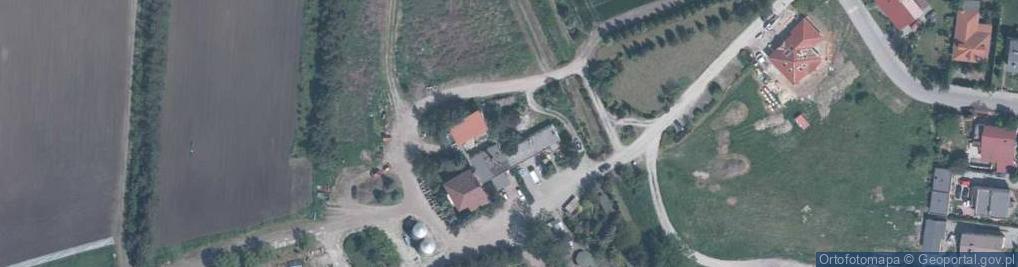 Zdjęcie satelitarne Szkółka drzew i krzewów ozdobnych Piotr i Bożena Wójcik