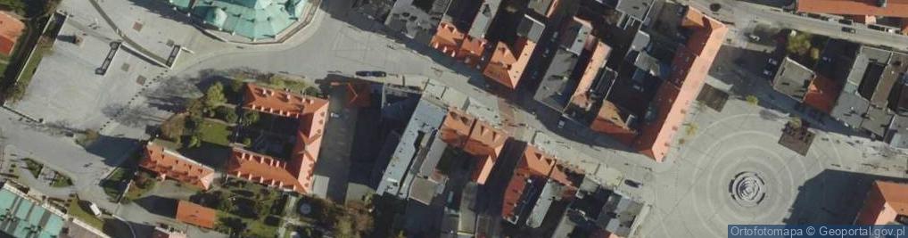Zdjęcie satelitarne z Produktami Benedyktyńskimi