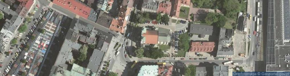 Zdjęcie satelitarne Bazylika św. Floriana