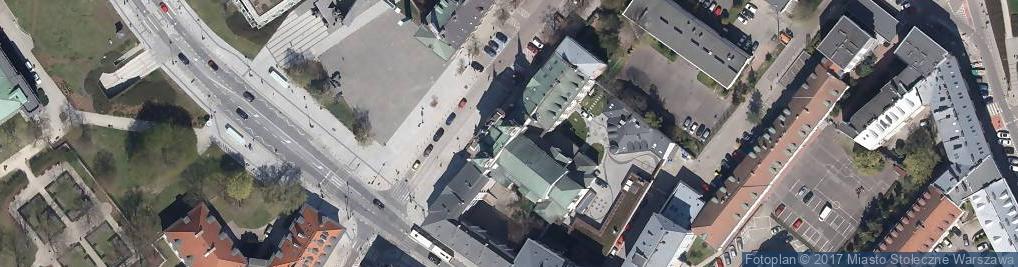 Zdjęcie satelitarne Katedra Polowa Wojska Polskiego