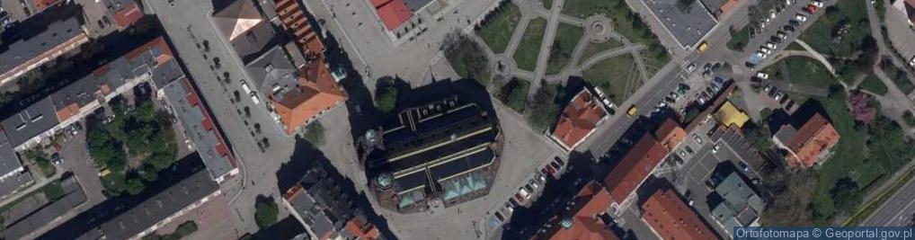 Zdjęcie satelitarne Katedra św. Apostołów Piotra i Pawła