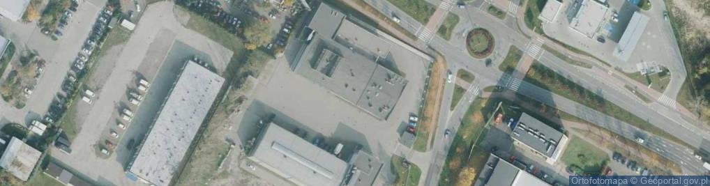Zdjęcie satelitarne Muzeum Monet i Medali Jana Pawła II