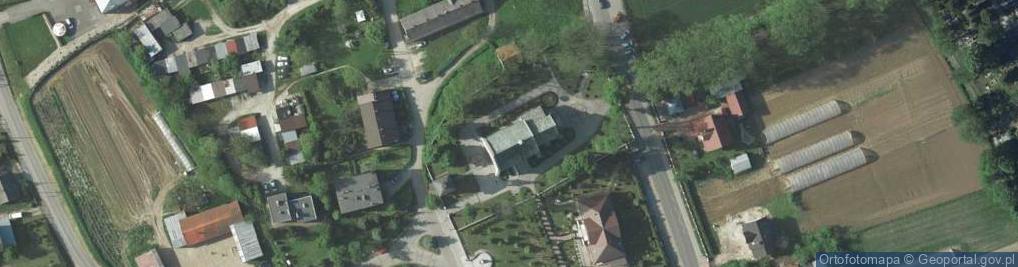 Zdjęcie satelitarne Raciborowicki kościół