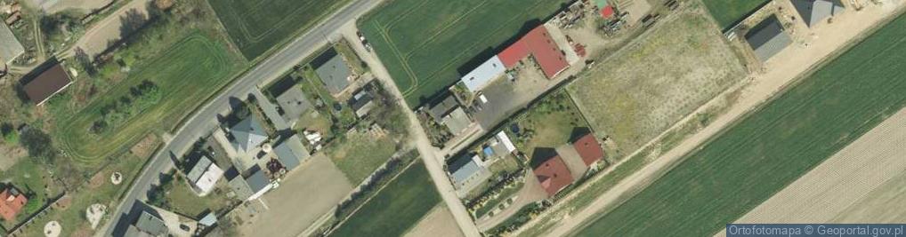 Zdjęcie satelitarne Anna Siwek Zakład Ślusarski Obróbka Skrawaniem Skraw-San