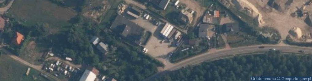 Zdjęcie satelitarne DŁUGOSZ - produkcja mebli