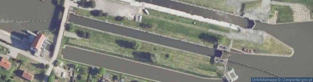 Zdjęcie satelitarne rz. Kanał Odry