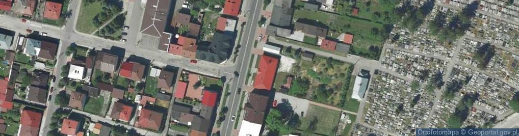 Zdjęcie satelitarne Krakowska SKOK oddział 14 w Słomnikach