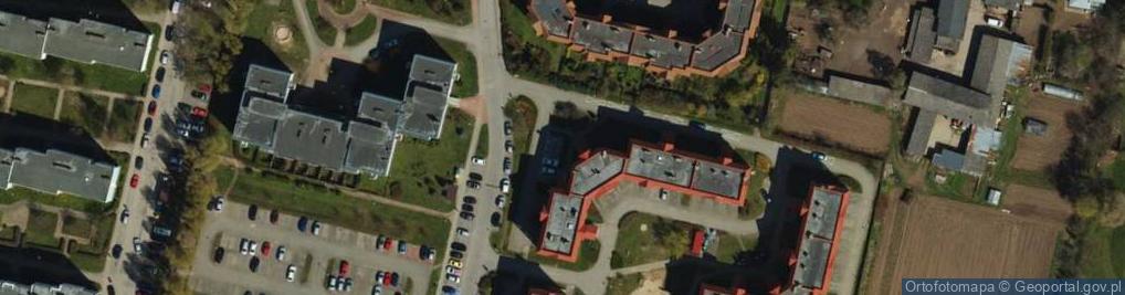 Zdjęcie satelitarne Dom nad Słupią