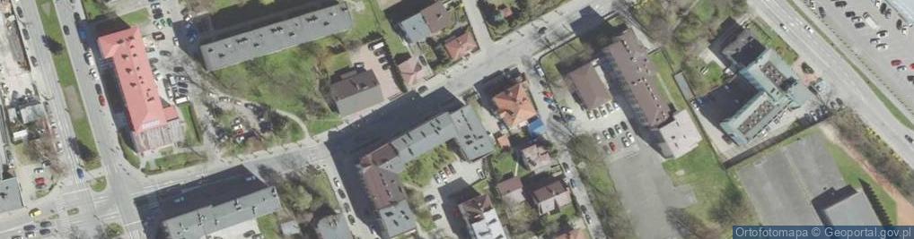 Zdjęcie satelitarne Grodzka Spółdzielnia Mieszkaniowa
