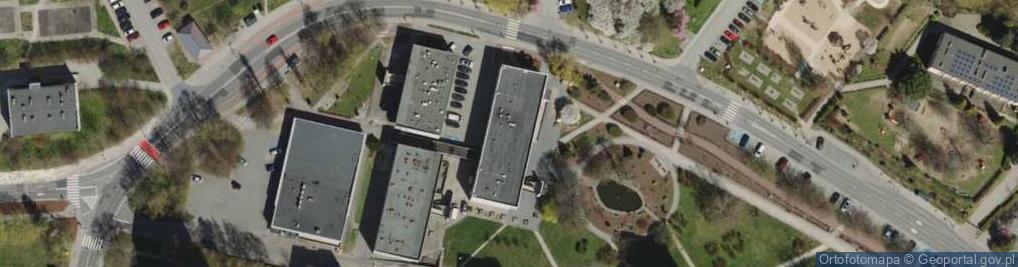 Zdjęcie satelitarne Nauczycielska Spółdzielnia Mieszkaniowa