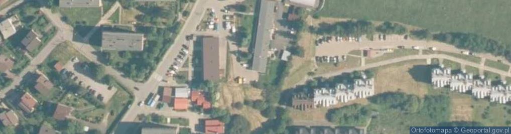 Zdjęcie satelitarne Spółdzielnia Mieszkaniowa Lokatorsko Własnościowa w Alwerni
