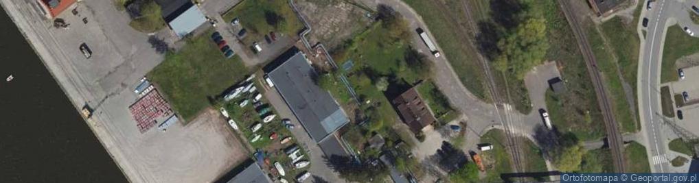 Zdjęcie satelitarne Harcerski Ośrodek Wodny BRYZA Elbląg