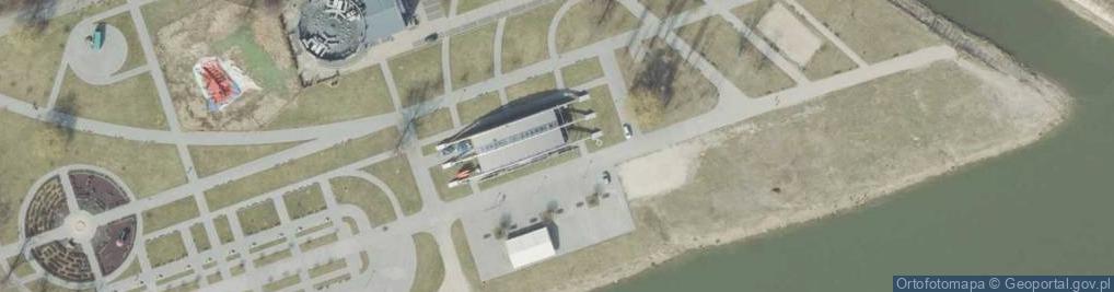 Zdjęcie satelitarne MOSiR w Sandomierzu