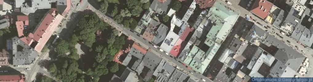Zdjęcie satelitarne Wierchy