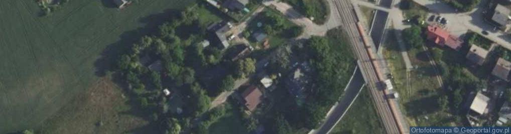 Zdjęcie satelitarne Adamek