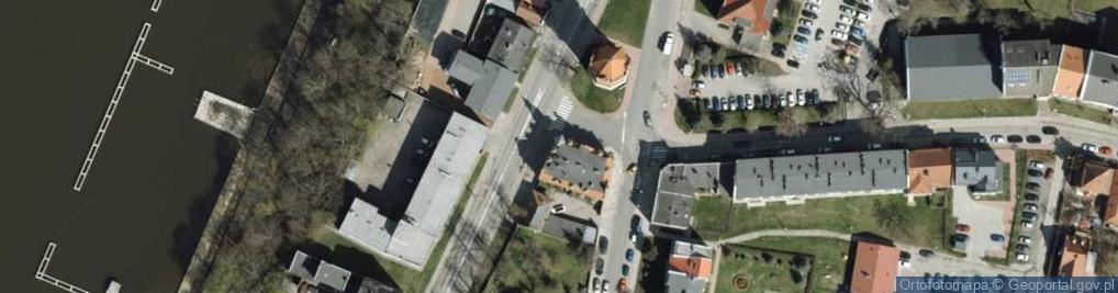 Zdjęcie satelitarne Dorota Brytan Sklep Mięsno - Spożywczo - Przemysłowy pod Wieżą