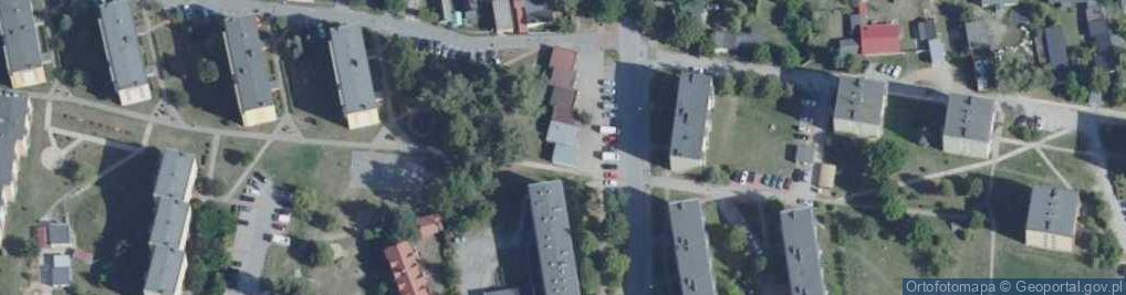 Zdjęcie satelitarne Mini - Market Sklep Spożywczo - Przemysłowy, Mięso - Wędliny, Chemia Sławomir Młodawski