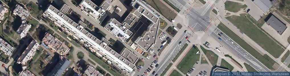 Zdjęcie satelitarne Na Terenie Centrum Handlowo-Usługowego