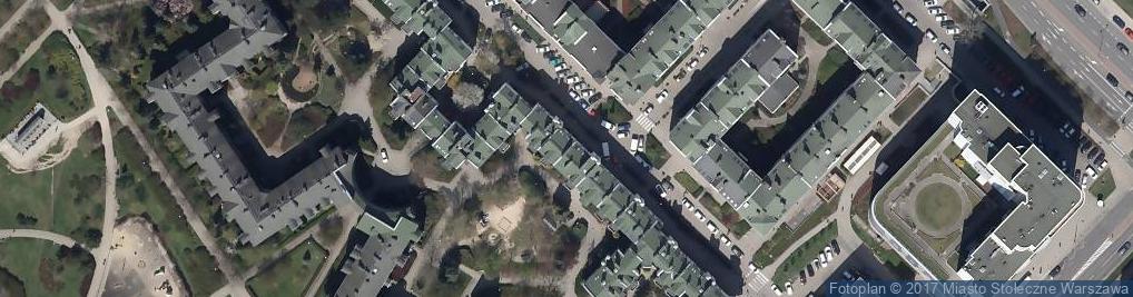 Zdjęcie satelitarne Organiczny Sklepik Warszawa
