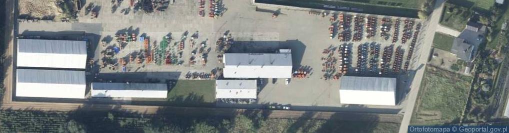 Zdjęcie satelitarne Przedsiębiorstwo Handlowo-Usługowe Traktomix, Sklep Spożywczo-Warzywny H.Siepak