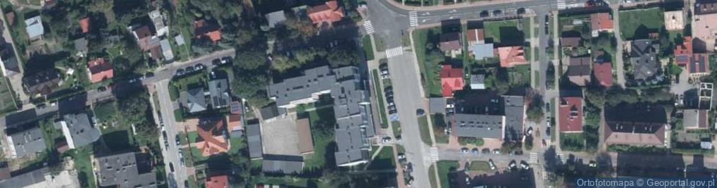 Zdjęcie satelitarne Sklep Art Spożywczych Borsukiewicz Anna Hukowska Wiesława