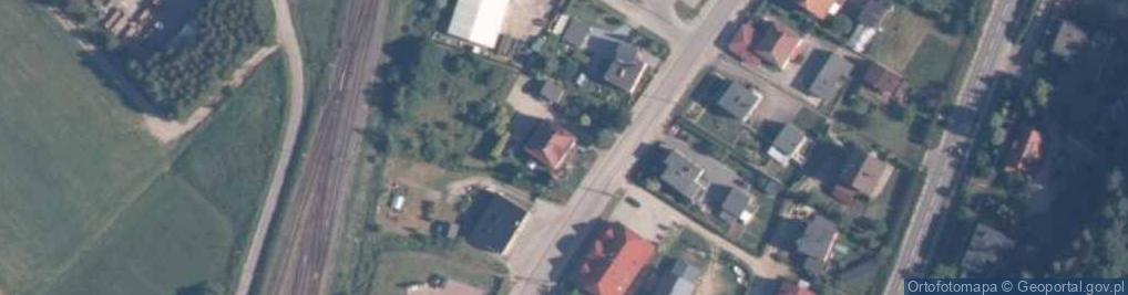 Zdjęcie satelitarne Sklep Ogolnospożywczy i Gastronomia Irena i Zygmunt Bazychowscy