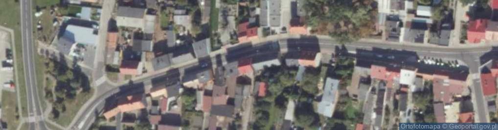 Zdjęcie satelitarne Sklep Spożywczo Cukierniczy Hanka Krobia