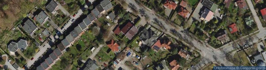Zdjęcie satelitarne Sklep Spożywczo-Monpolowy Kos Irena Lenga Hostel 100Ten Irena Lenga