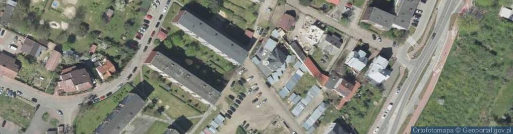 Zdjęcie satelitarne Sklep Spożywczo Przemysłowy Akacja