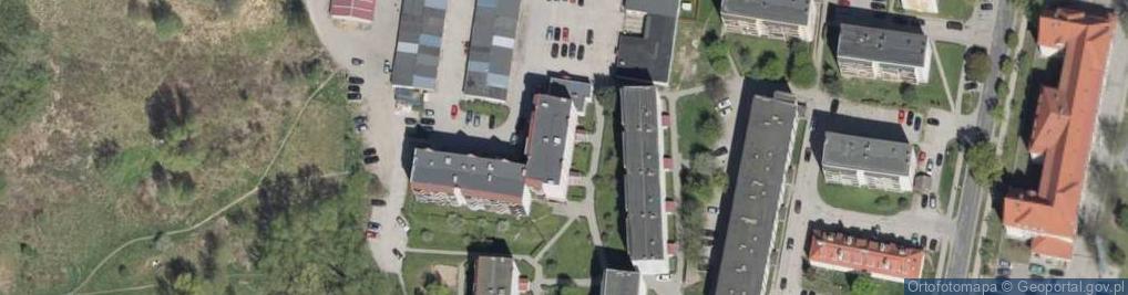 Zdjęcie satelitarne Sklep Spożywczo Przemysłowy Danuś