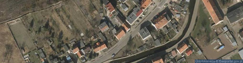 Zdjęcie satelitarne Sklep Spożywczo-Przemysłowy Delikates Handel, Usługi Stolarskie Mroczkowski Andrzej