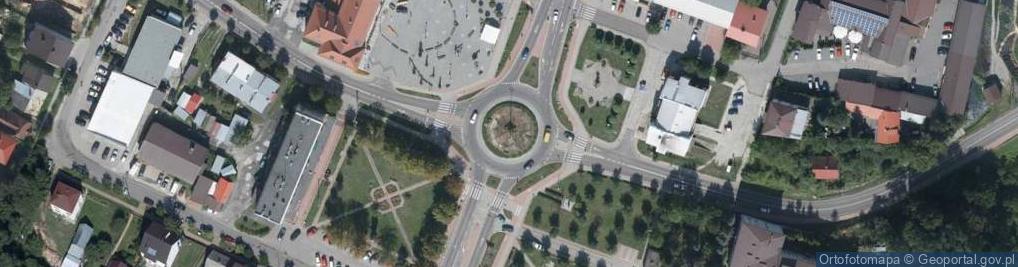Zdjęcie satelitarne Sklep Spożywczo - Przemysłowy Dominika Postrzech-Mazurek