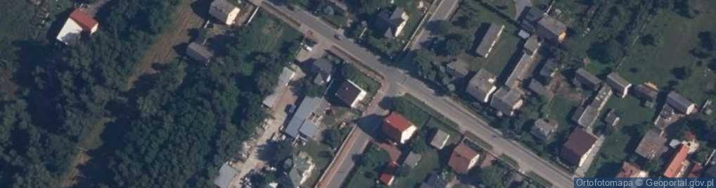 Zdjęcie satelitarne Sklep Spożywczo-Przemysłowy Pajączek Bożena Pająk , Tom-Auto Bożena Pająk