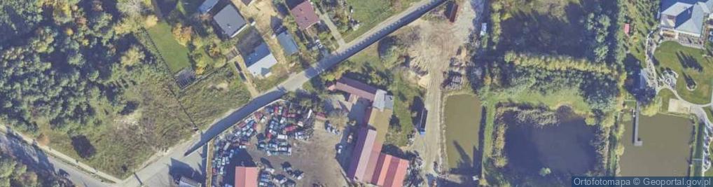 Zdjęcie satelitarne Sklep Spożywczo - Przemysłowy u Pawła Paweł Lewandowski