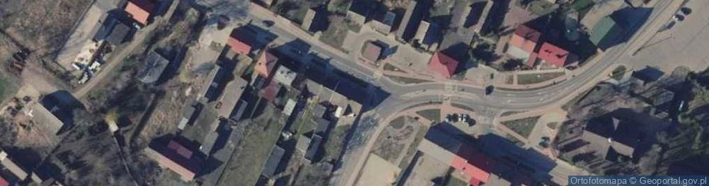 Zdjęcie satelitarne Sklep Spożywczo - Przemysłowy Waldemar Zawisza