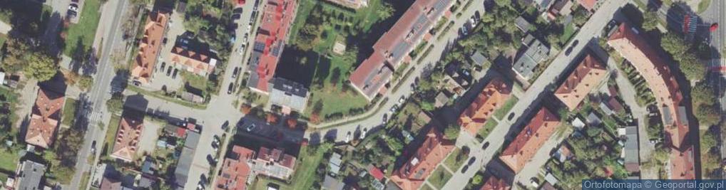 Zdjęcie satelitarne Sklep Szkolny Sprzedaż Artykułów Spożywczych i Przemysłowych