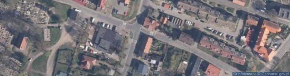 Zdjęcie satelitarne Sklep Wielobranżowy Eldan Elżbieta Cuske Andrzej Jarmuł