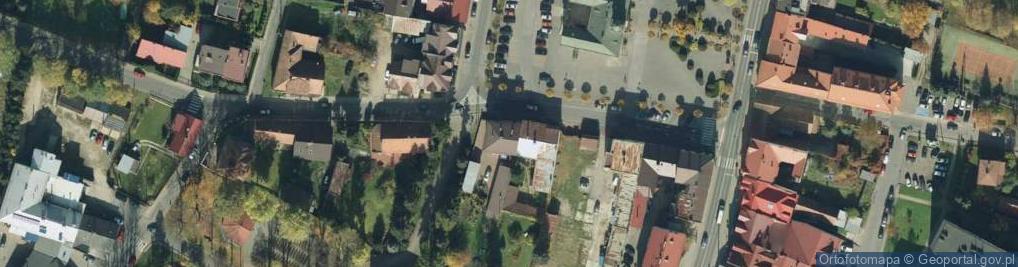 Zdjęcie satelitarne Sklep Wielobranżowy Monika Monika Kras Jan Rąpała