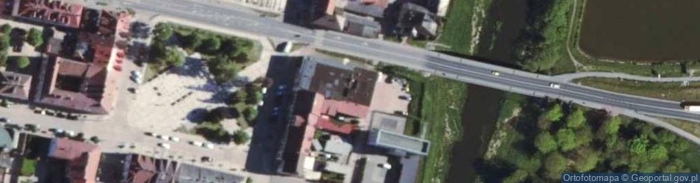 Zdjęcie satelitarne Spółdzielnia Zaopatrzenia i Zbytu Samopomoc Chłopska w Makowie M