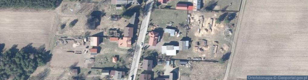 Zdjęcie satelitarne Zdzisław Ptaszyński Sklep Ogólnospożywczy i Przemysłowo-Chemiczny