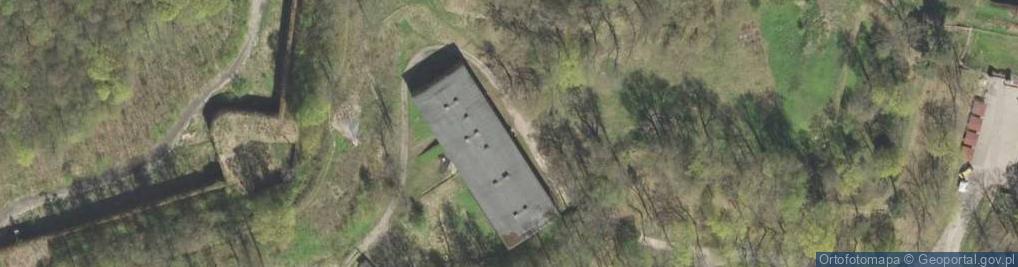Zdjęcie satelitarne Wypożyczalnia sprzętu wodnego - Kemping Zamek