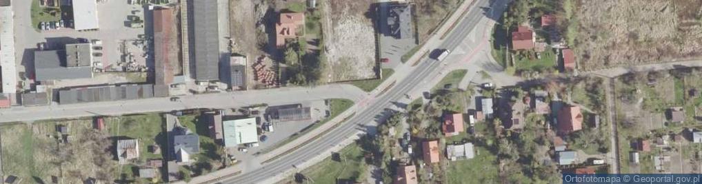 Zdjęcie satelitarne Czachor Bogdan P. W. Stacja Kontroli Pojazdów