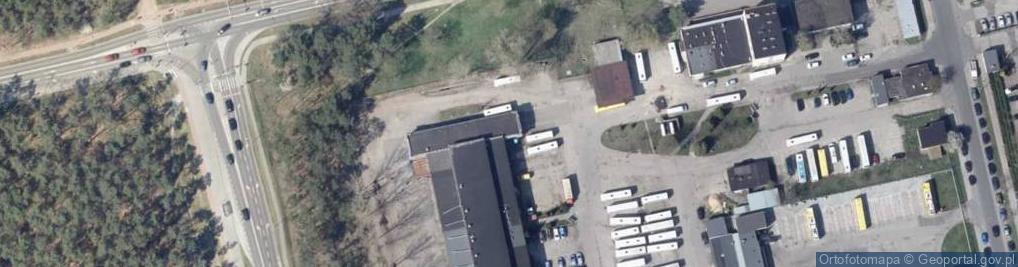Zdjęcie satelitarne Okręgowa Stacja Kontroli Pojazdów CW/020