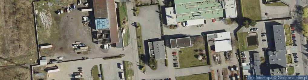 Zdjęcie satelitarne Okręgowa Stacja Kontroli Pojazdów Ośrodka Techniki Leśnej