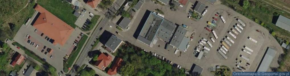 Zdjęcie satelitarne Okręgowa Stacja Kontroli Pojazdów PKS Brzeg