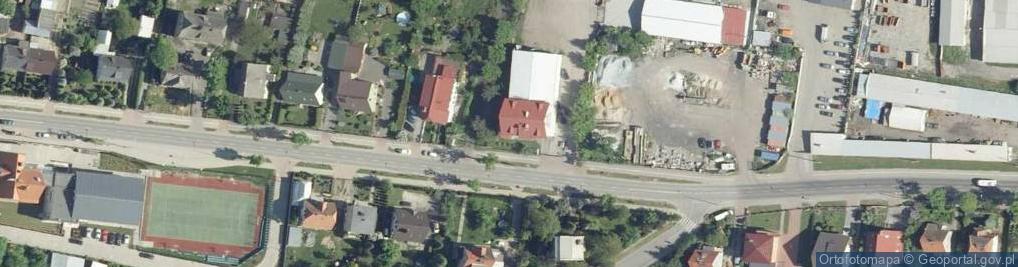 Zdjęcie satelitarne Okręgowa Stacja Kontroli Pojazdów " TRANSPED " W. Woź
