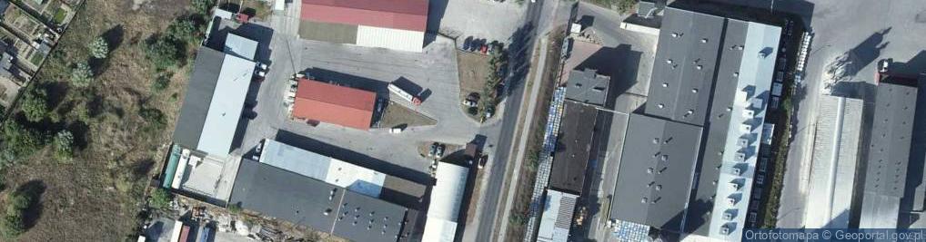 Zdjęcie satelitarne Okręgowa stacja kontroli pojazdów